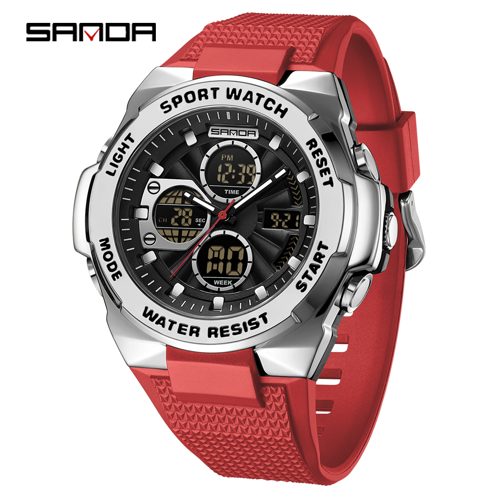 Rubber Strap Diver - Sanda 3378, orologio da polso al
