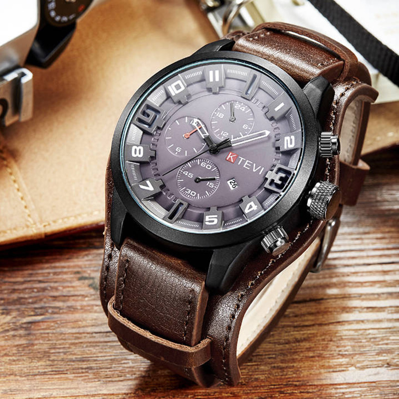 Orologi da uomo retrò, orologi - Leather Watch Band Men recensione e prezzo