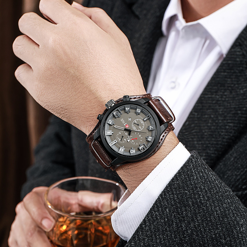Orologi da uomo retrò, orologi - Leather Watch Band Men recensione e prezzo