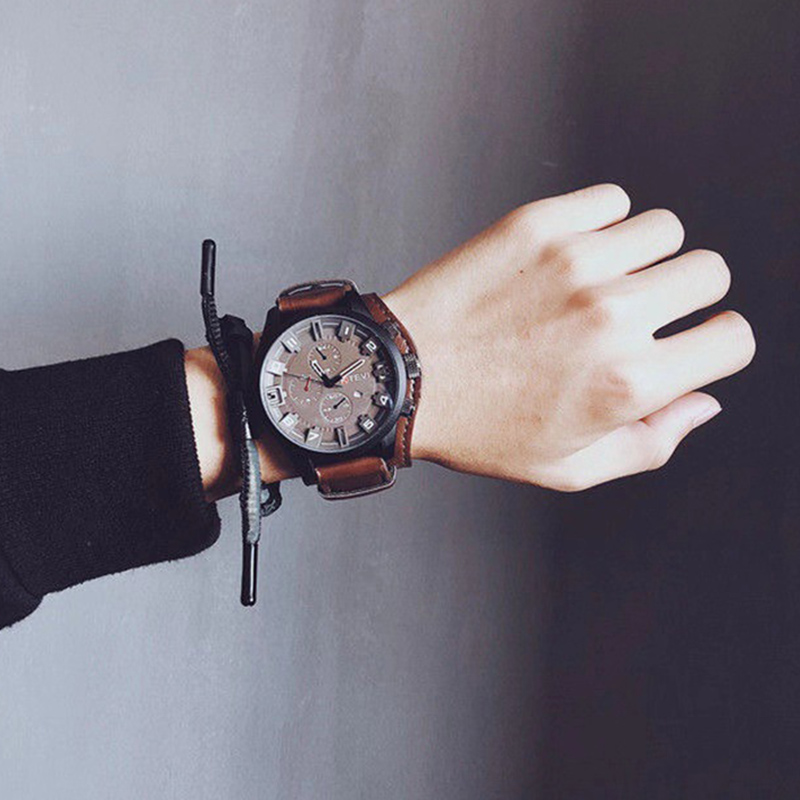 Orologi da uomo retrò, orologi - Leather Watch Band Men recensione e prezzo