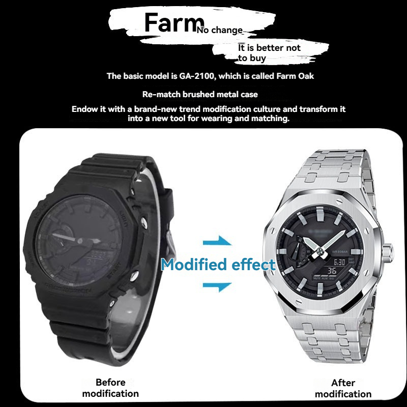 Cassa e cinturino in acciaio i - Casio Watch G-Shock Ga-2100 recensione e prezzo