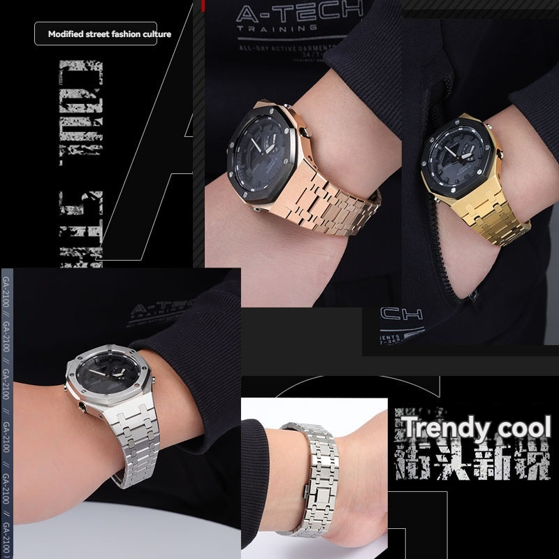 Cassa e cinturino in acciaio i - Casio Watch G-Shock Ga-2100 recensione e prezzo