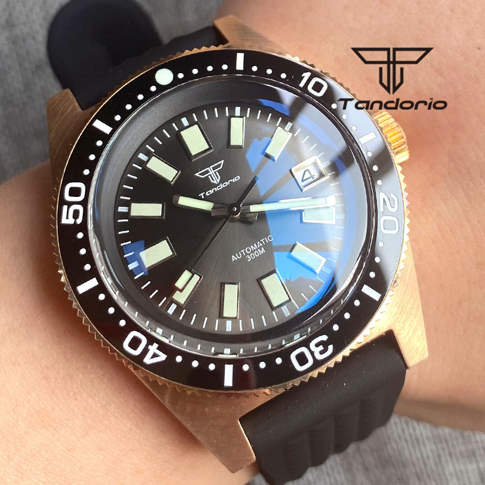 Tandorio 62 MAS clientn8 bronz - Rubber Strap Diver recensione e prezzo