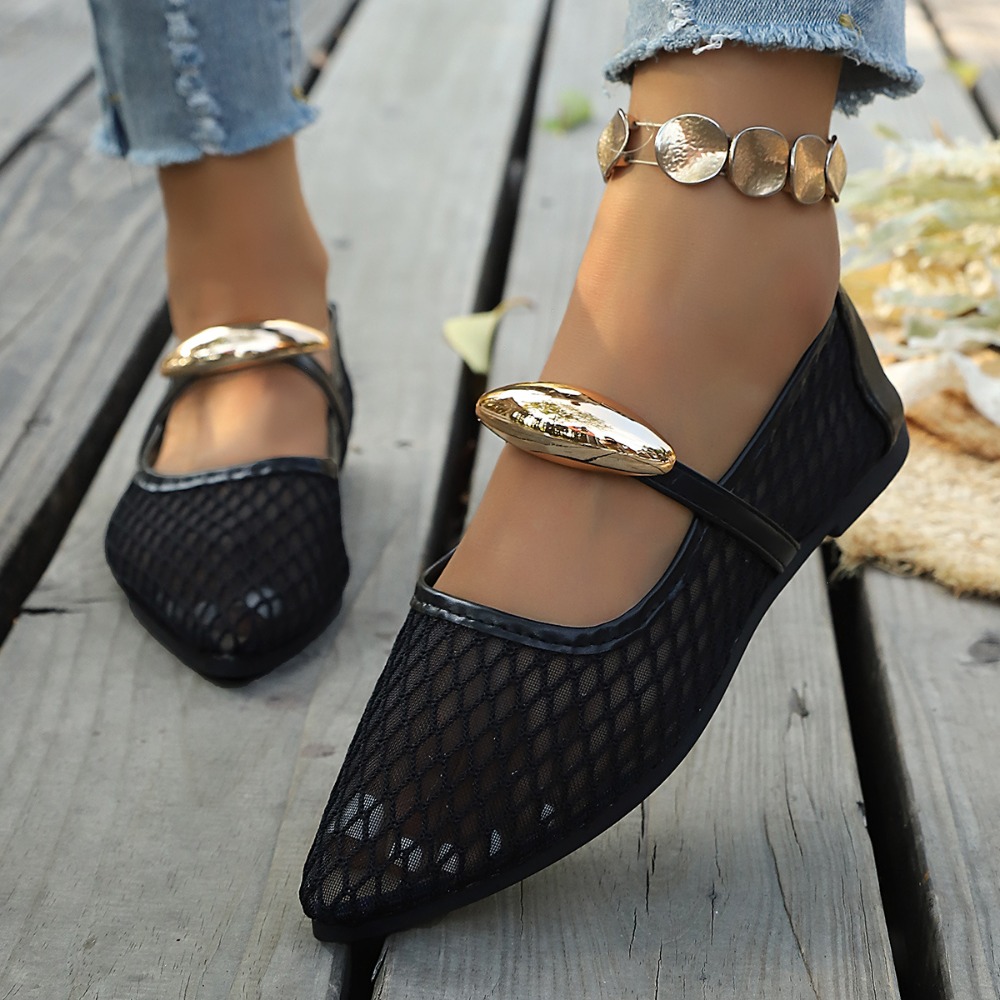 Scarpe Basse da Donna in Rete  - Mesh Strap Metal recensione e prezzo
